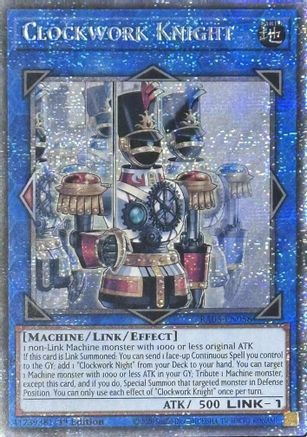 Clockwork Knight (Starlight Rare) [RA05-EN058] - Rarity Collection 5 1st Edition - Starlight Rare - Trinity Hobby