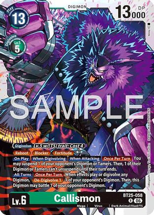 Callismon (BT25-058) - [Dual Revolution] Foil
