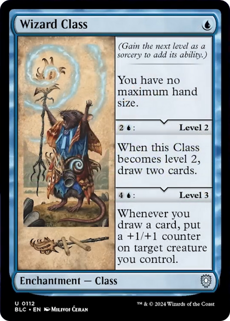 Wizard Class [Bloomburrow Commander] - Trinity Hobby