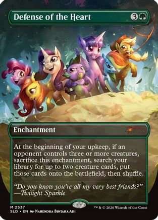 Defense of the Heart  [Foil]  (SLD-2537) - [Secret Lair Drop Series]