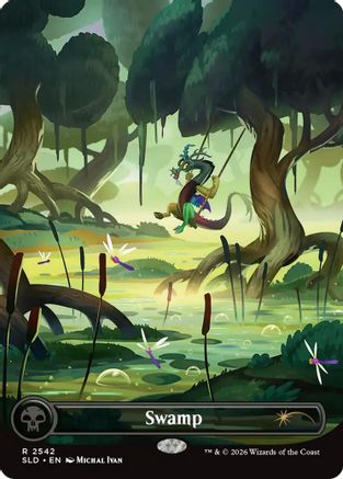 Swamp (2542)  [Foil]  (SLD-2542) - [Secret Lair Drop Series]