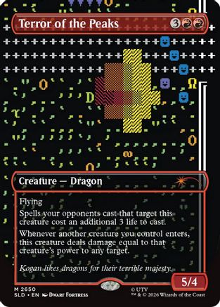 Terror of the Peaks  [Foil]  (SLD-2650) - [Secret Lair Drop Series]