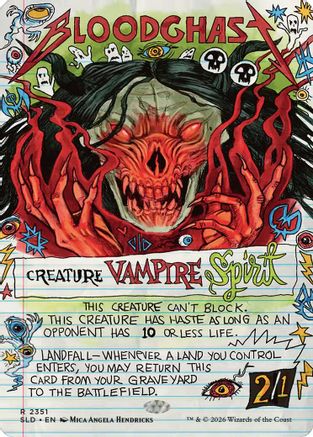 Bloodghast (2351)  [Foil]  (SLD-2351) - [Secret Lair Drop Series]