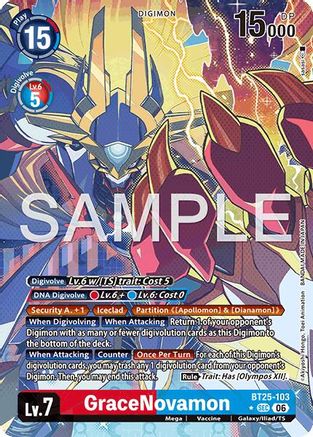 GraceNovamon (Alternate Art) (BT25-103) - [Dual Revolution] Foil