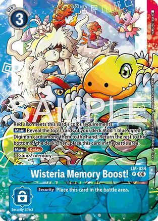 Wisteria Memory Boost! (Alternate Art) (LM-034) - [Starter Deck 23: Beatbreak] Foil