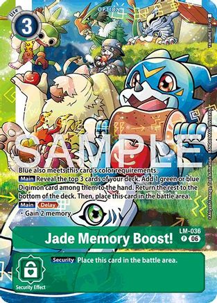 Jade Memory Boost! (Alternate Art) (LM-036) - [Starter Deck 23: Beatbreak] Foil
