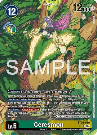 Ceresmon (Alternate Art) (BT25-059) - [Dual Revolution] Foil