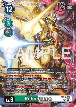 Rebootmon (BT25-060) - [Dual Revolution] Foil