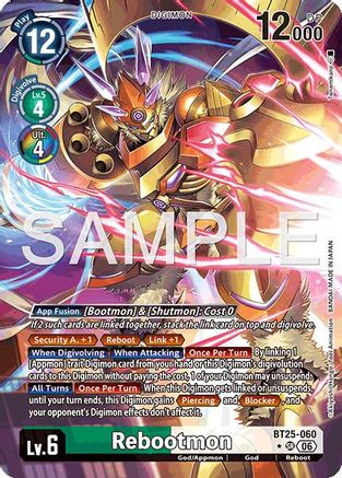 Rebootmon (Alternate Art) (BT25-060) - [Dual Revolution] Foil - Trinity Hobby
