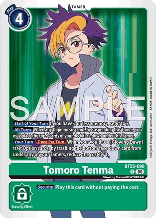 Tomoro Tenma (BT25-090) - [Dual Revolution] Foil