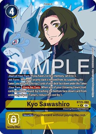 Kyo Sawashiro (Alternate Art) (BT25-088) - [Dual Revolution] Foil