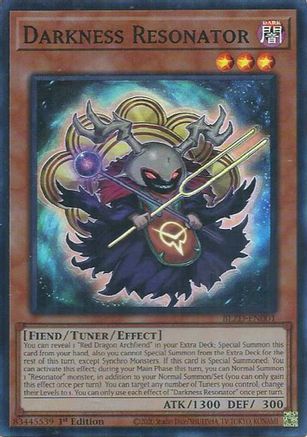 Darkness Resonator [BLZD-EN001] - Blazing Dominion 1st Edition - Super Rare - Trinity Hobby
