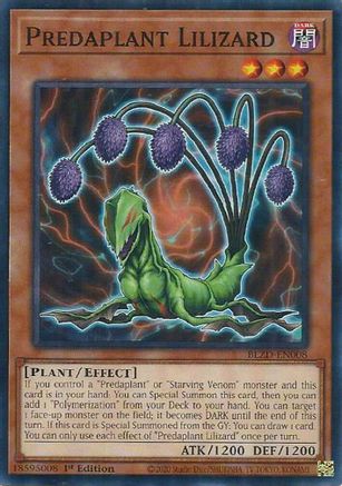 Predaplant Lilizard [BLZD-EN008] - Blazing Dominion 1st Edition - Common / Short Print - Trinity Hobby