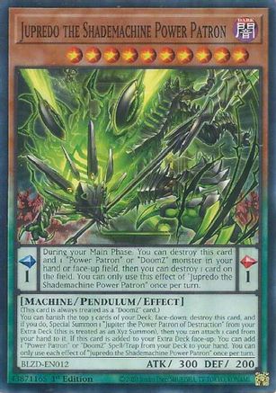 Jupredo the Shademachine Power Patron [BLZD-EN012] - Blazing Dominion 1st Edition - Common / Short Print - Trinity Hobby