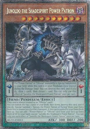 Junoldo the Shadespirit Power Patron (Starlight Rare) [BLZD-EN013] - Blazing Dominion 1st Edition - Starlight Rare - Trinity Hobby