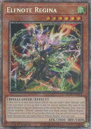 Elfnote Regina (Starlight Rare) [BLZD-EN014] - Blazing Dominion 1st Edition - Starlight Rare - Trinity Hobby