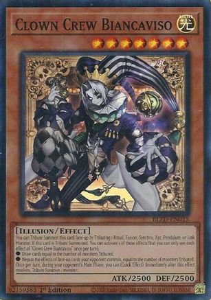 Clown Crew Biancaviso [BLZD-EN015] - Blazing Dominion 1st Edition - Super Rare - Trinity Hobby