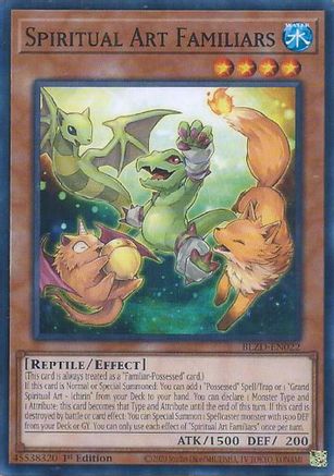Spiritual Art Familiars [BLZD-EN022] - Blazing Dominion 1st Edition - Common / Short Print - Trinity Hobby