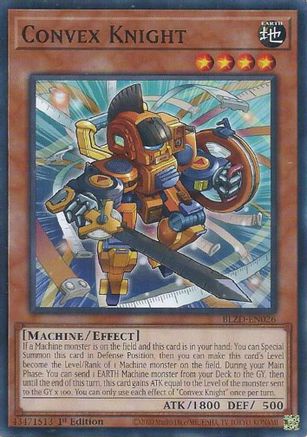 Convex Knight [BLZD-EN026] - Blazing Dominion 1st Edition - Common / Short Print - Trinity Hobby