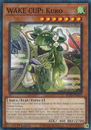WAKE CUP! Kuro [BLZD-EN028] - Blazing Dominion 1st Edition - Common / Short Print - Trinity Hobby