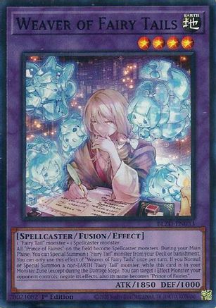 Weaver of Fairy Tails [BLZD-EN033] - Blazing Dominion 1st Edition - Super Rare - Trinity Hobby