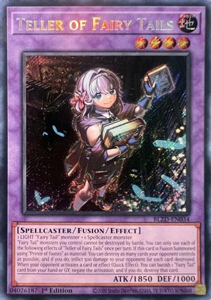 Teller of Fairy Tails [BLZD-EN034] - Blazing Dominion 1st Edition - Secret Rare