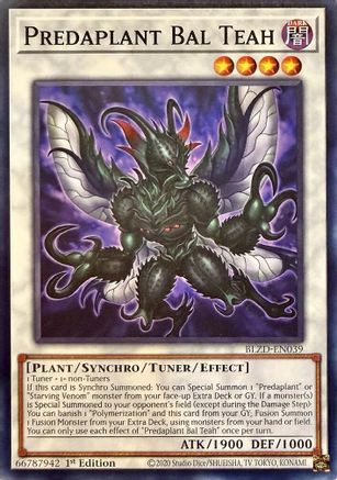 Predaplant Bal Teah [BLZD-EN039] - Blazing Dominion 1st Edition - Common / Short Print