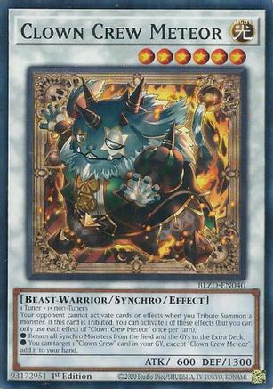 Clown Crew Meteor [BLZD-EN040] - Blazing Dominion 1st Edition - Common / Short Print - Trinity Hobby