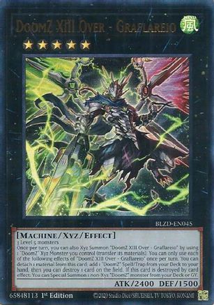 DoomZ XIII Over - Graflareio [BLZD-EN045] - Blazing Dominion 1st Edition - Ultra Rare - Trinity Hobby
