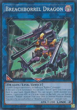 Breachborrel Dragon [BLZD-EN049] - Blazing Dominion 1st Edition - Super Rare - Trinity Hobby