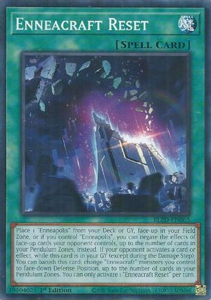 Enneacraft Reset [BLZD-EN065] - Blazing Dominion 1st Edition - Common / Short Print - Trinity Hobby
