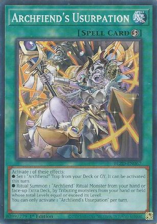 Archfiend's Usurpation [BLZD-EN067] - Blazing Dominion 1st Edition - Common / Short Print - Trinity Hobby