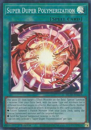 Super Duper Polymerization [BLZD-EN069] - Blazing Dominion 1st Edition - Super Rare - Trinity Hobby