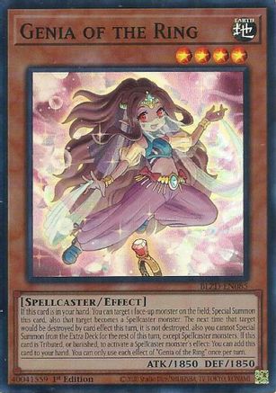 Genia of the Ring [BLZD-EN085] - Blazing Dominion 1st Edition - Super Rare - Trinity Hobby