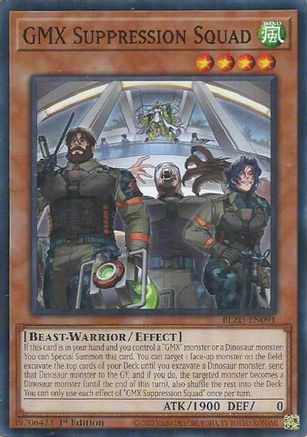 GMX Suppression Squad [BLZD-EN091] - Blazing Dominion 1st Edition - Common / Short Print - Trinity Hobby