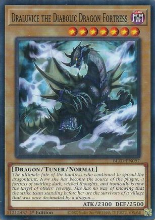 Draluvice the Diabolic Dragon Fortress [BLZD-EN097] - Blazing Dominion 1st Edition - Common / Short Print - Trinity Hobby