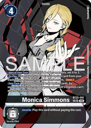 Monica Simmons (SP) (BT25-091) - [Dual Revolution] Foil