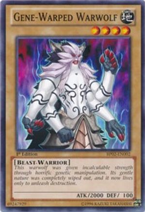 Gene-Warped Warwolf [BP02-EN002] Common - Trinity Hobby