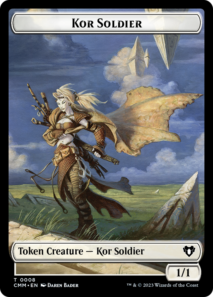 Kor Soldier Token [Commander Masters Tokens] - Trinity Hobby