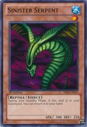 Sinister Serpent [BP02-EN015] Common - Trinity Hobby