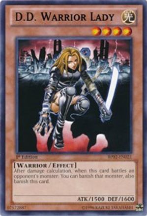 D.D. Warrior Lady [BP02-EN021] Rare - Trinity Hobby