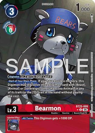 Bearmon - BT25-009 (Full Art) (BT25-009) - [Dual Revolution] Foil - Trinity Hobby