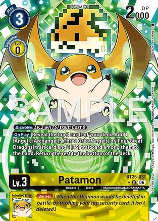 Patamon (Full Art) (BT25-031) - [Dual Revolution] Foil - Trinity Hobby