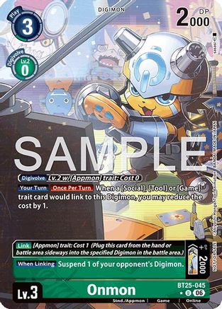 Onmon (Full Art) (BT25-045) - [Dual Revolution] Foil - Trinity Hobby