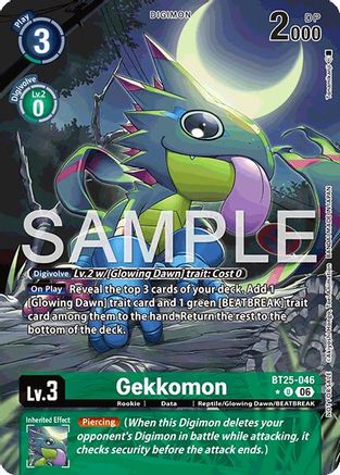 Gekkomon (Full Art) (BT25-046) - [Dual Revolution] Foil - Trinity Hobby