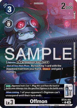 Offmon (Full Art) (BT25-061) - [Dual Revolution] Foil - Trinity Hobby