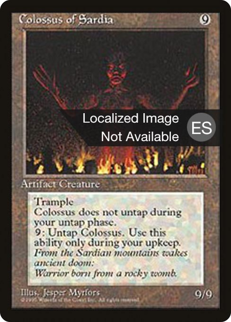 Colossus of Sardia [Fourth Edition (Foreign Black Border)] - Trinity Hobby