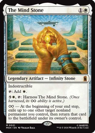 The Mind Stone  [Foil]  (MSH-021) - [Marvel Super Heroes]