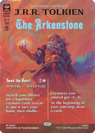 The Arkenstone (Borderless) (Surge Foil)  [Foil]  (HOB-283) - [The Hobbit]