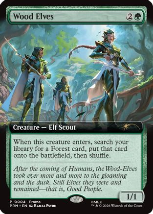 Wood Elves (Extended Art)  [Foil]  (PRM-004) - [Promo Pack: The Hobbit] - Trinity Hobby